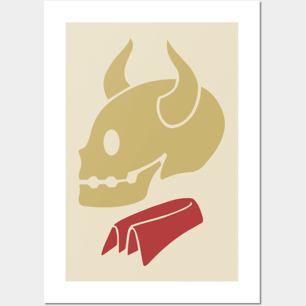 Buffy the Vampire Slayer's Gold Devil Shirt Wall Art by hiwattart